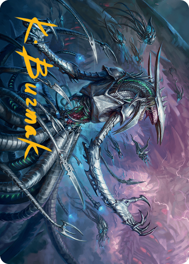 Jin-Gitaxias Art Card (Gold-Stamped Signature) [March of the Machine Art Series] MTG Single Magic: The Gathering  | Multizone: Comics And Games