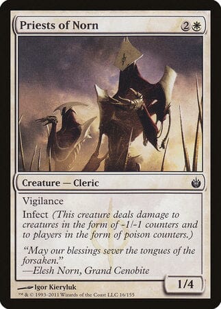 Priests of Norn [Mirrodin Besieged] MTG Single Magic: The Gathering  | Multizone: Comics And Games