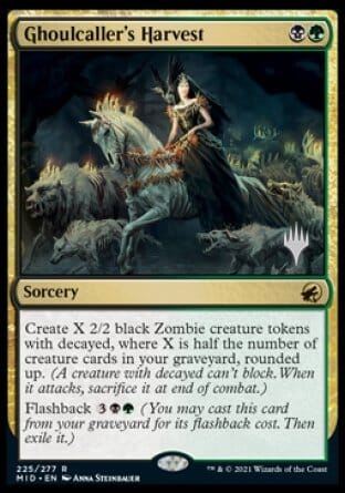 Ghoulcaller's Harvest (Promo Pack) [Innistrad: Midnight Hunt Promos] MTG Single Magic: The Gathering  | Multizone: Comics And Games