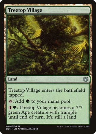 Treetop Village [Duel Decks: Nissa vs. Ob Nixilis] MTG Single Magic: The Gathering  | Multizone: Comics And Games