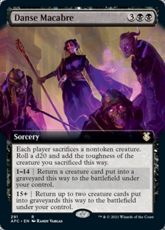 Danse Macabre (Extended) [Dungeons & Dragons: Adventures in the Forgotten Realms Commander] MTG Single Magic: The Gathering  | Multizone: Comics And Games