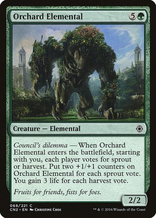 Orchard Elemental [Conspiracy: Take the Crown] MTG Single Magic: The Gathering  | Multizone: Comics And Games