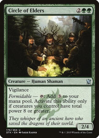 Circle of Elders [Dragons of Tarkir] MTG Single Magic: The Gathering  | Multizone: Comics And Games