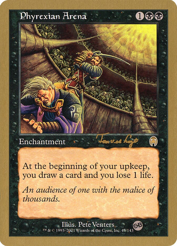 Phyrexian Arena (Tom van de Logt) (SB) [World Championship Decks 2001] MTG Single Magic: The Gathering  | Multizone: Comics And Games