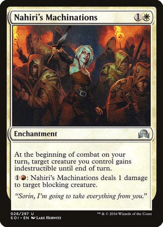 Nahiri's Machinations [Shadows over Innistrad] MTG Single Magic: The Gathering  | Multizone: Comics And Games