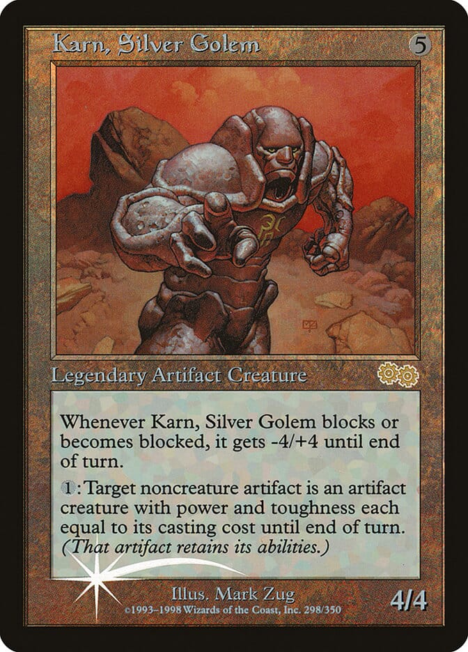 Karn, Silver Golem [Arena League 1999] MTG Single Magic: The Gathering  | Multizone: Comics And Games