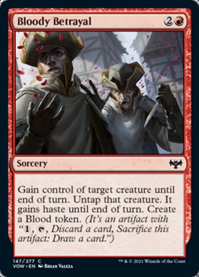 Bloody Betrayal [Innistrad: Crimson Vow] MTG Single Magic: The Gathering  | Multizone: Comics And Games