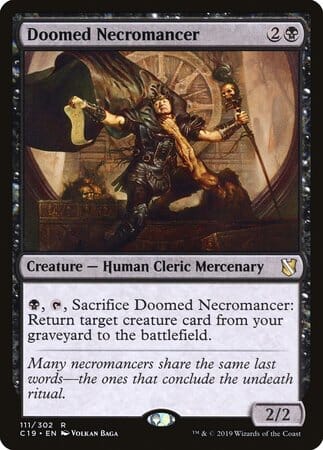 Doomed Necromancer [Commander 2019] MTG Single Magic: The Gathering  | Multizone: Comics And Games