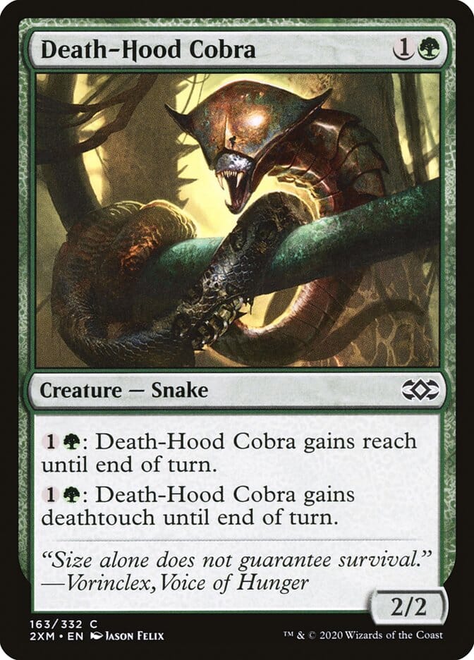 Death-Hood Cobra [Double Masters] MTG Single Magic: The Gathering  | Multizone: Comics And Games