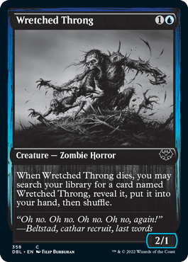 Wretched Throng [Innistrad: Double Feature] MTG Single Magic: The Gathering  | Multizone: Comics And Games
