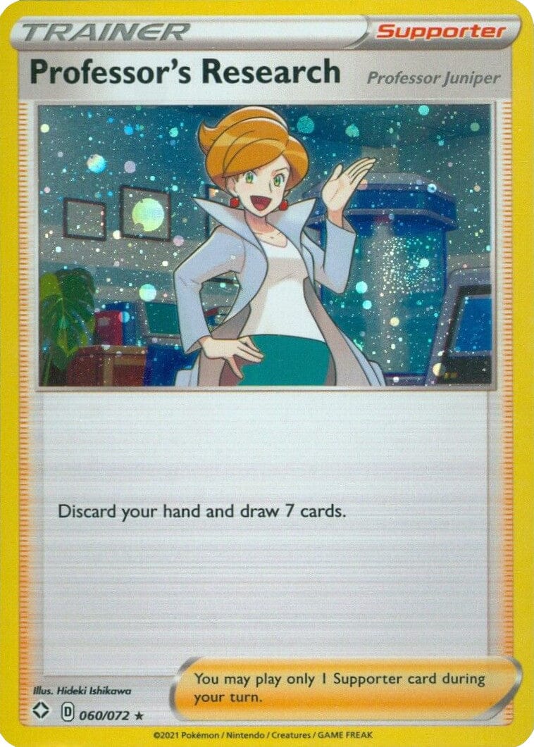 Professor's Research (060/072) (Cosmos Holo) (Theme Deck Exclusive) [Sword & Shield: Shining Fates] Pokemon Single Pokémon  | Multizone: Comics And Games