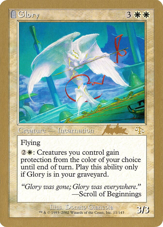 Glory (Brian Kibler) [World Championship Decks 2002] MTG Single Magic: The Gathering  | Multizone: Comics And Games