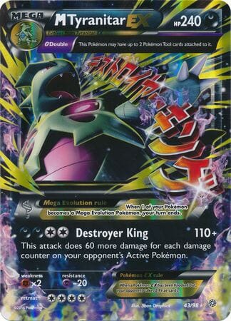 M Tyranitar EX (43/98) (Jumbo Card) [XY: Ancient Origins] Pokemon Single Pokémon  | Multizone: Comics And Games
