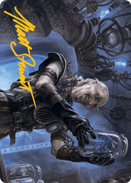 Delver of Secrets Art Card (Gold-Stamped Signature) [Innistrad: Midnight Hunt Art Series] MTG Single Magic: The Gathering  | Multizone: Comics And Games