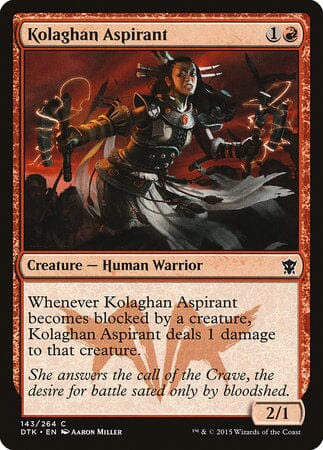 Kolaghan Aspirant [Dragons of Tarkir] MTG Single Magic: The Gathering  | Multizone: Comics And Games