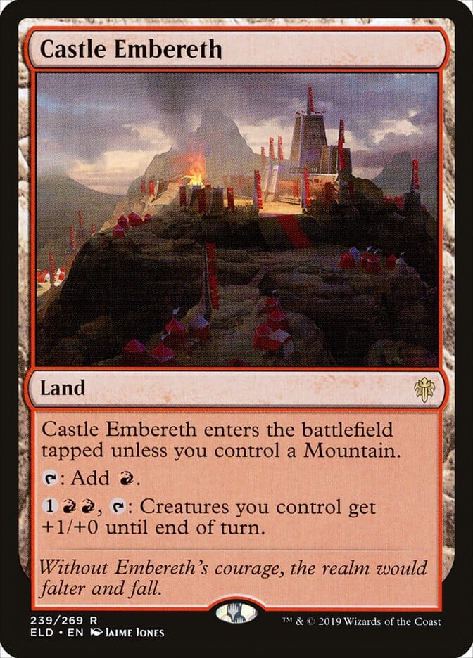 Castle Embereth [Throne of Eldraine] MTG Single Magic: The Gathering  | Multizone: Comics And Games