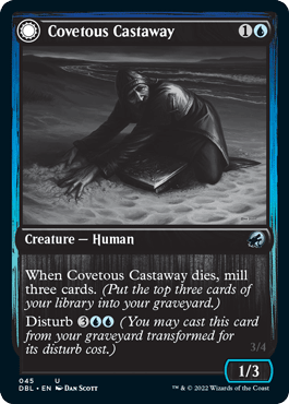 Covetous Castaway // Ghostly Castigator [Innistrad: Double Feature] MTG Single Magic: The Gathering  | Multizone: Comics And Games