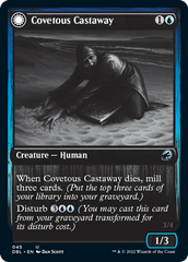 Covetous Castaway // Ghostly Castigator [Innistrad: Double Feature] MTG Single Magic: The Gathering  | Multizone: Comics And Games
