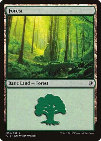 Forest (351) [Commander 2016] MTG Single Magic: The Gathering  | Multizone: Comics And Games