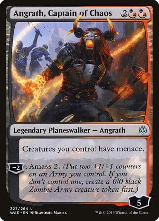 Angrath, Captain of Chaos [War of the Spark] MTG Single Magic: The Gathering  | Multizone: Comics And Games