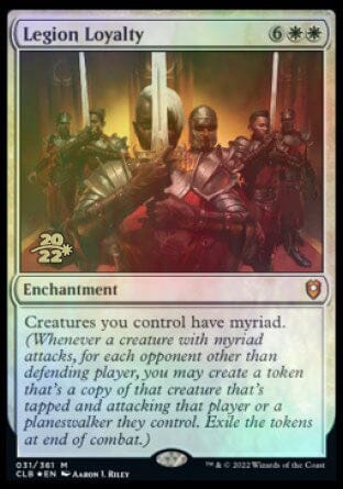 Legion Loyalty [Commander Legends: Battle for Baldur's Gate Prerelease Promos] MTG Single Magic: The Gathering  | Multizone: Comics And Games