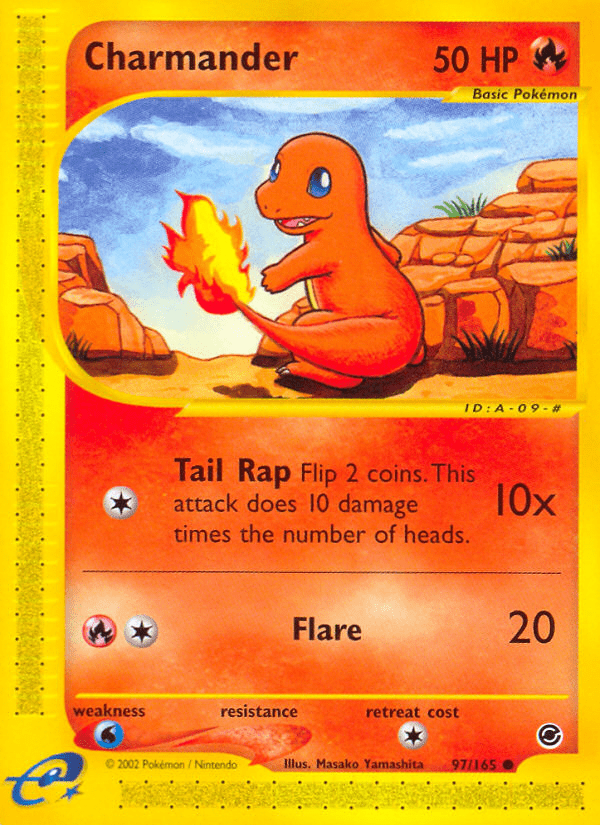 Charmander (97/165) [Expedition: Base Set] Pokemon Single Pokémon  | Multizone: Comics And Games