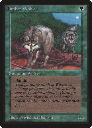 Timber Wolves [Limited Edition Beta] MTG Single Magic: The Gathering  | Multizone: Comics And Games