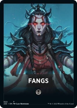 Fangs Theme Card [Jumpstart 2022 Front Cards] MTG Single Magic: The Gathering  | Multizone: Comics And Games