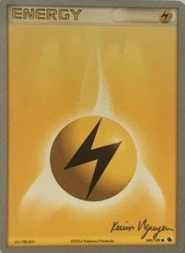 Lightning Energy (109/109) (Team Rushdown - Kevin Nguyen) [World Championships 2004] Pokemon Single Pokémon  | Multizone: Comics And Games