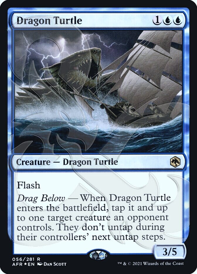 Dragon Turtle (Ampersand Promo) [Dungeons & Dragons: Adventures in the Forgotten Realms Promos] MTG Single Magic: The Gathering  | Multizone: Comics And Games