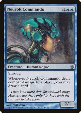 Neurok Commando [Mirrodin Besieged] MTG Single Magic: The Gathering  | Multizone: Comics And Games
