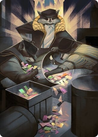 Masked Bandits Art Card [Streets of New Capenna Art Series] MTG Single Magic: The Gathering  | Multizone: Comics And Games