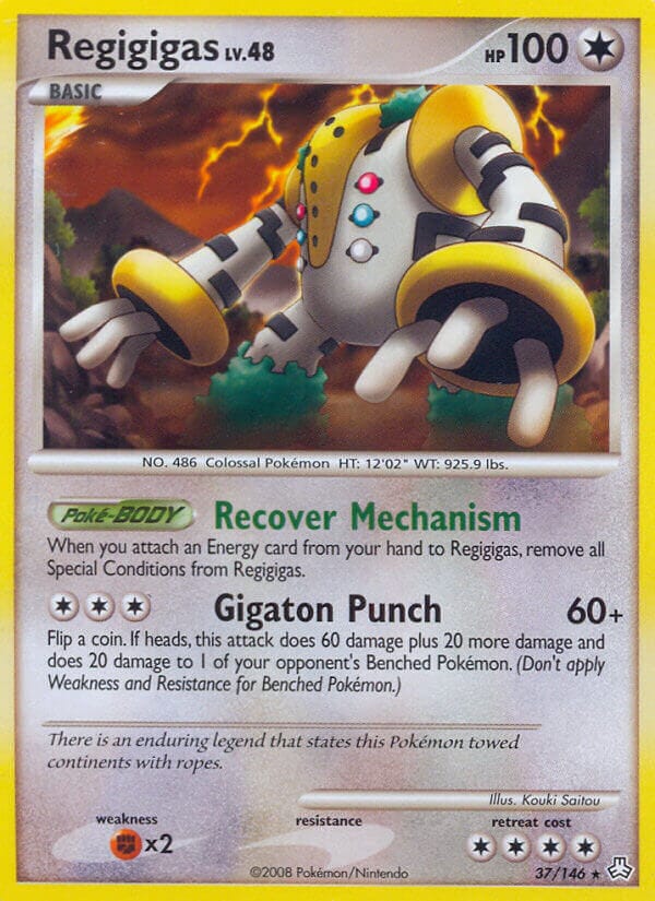Regigigas (37/146) (Theme Deck Exclusive) [Diamond & Pearl: Legends Awakened] Pokemon Single Pokémon  | Multizone: Comics And Games