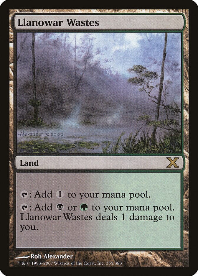 Llanowar Wastes [Tenth Edition] MTG Single Magic: The Gathering  | Multizone: Comics And Games