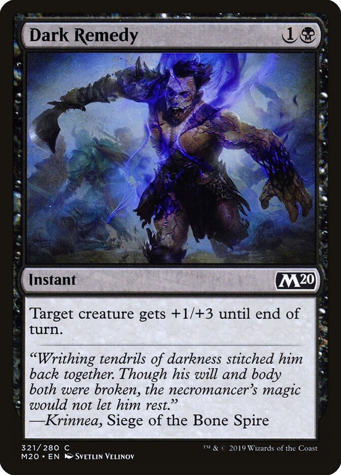 Dark Remedy [Core Set 2020] MTG Single Magic: The Gathering  | Multizone: Comics And Games