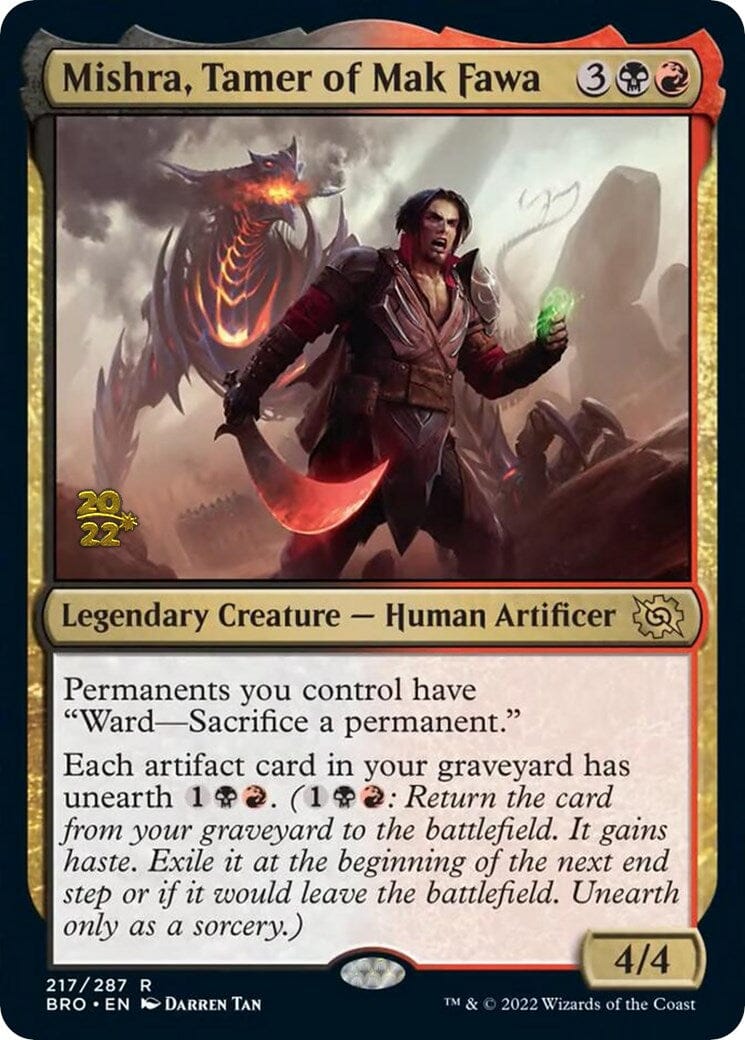 Mishra, Tamer of Mak Fawa [The Brothers' War: Prerelease Promos] MTG Single Magic: The Gathering  | Multizone: Comics And Games