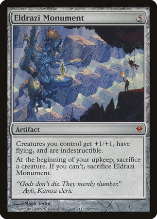 Eldrazi Monument [Zendikar] MTG Single Magic: The Gathering  | Multizone: Comics And Games