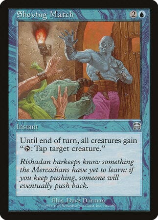 Shoving Match [Mercadian Masques] MTG Single Magic: The Gathering  | Multizone: Comics And Games