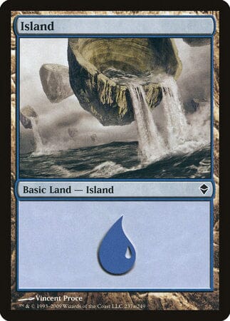 Island (237a) [Zendikar] MTG Single Magic: The Gathering  | Multizone: Comics And Games