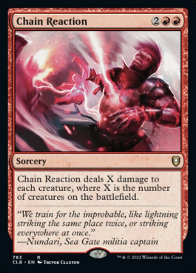 Chain Reaction [Commander Legends: Battle for Baldur's Gate] MTG Single Magic: The Gathering  | Multizone: Comics And Games