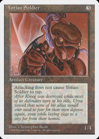 Yotian Soldier [Fourth Edition] MTG Single Magic: The Gathering  | Multizone: Comics And Games