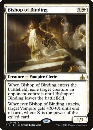 Bishop of Binding [Rivals of Ixalan] MTG Single Magic: The Gathering  | Multizone: Comics And Games