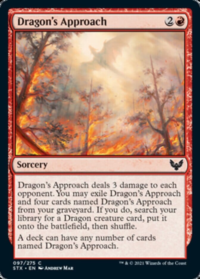 Dragon's Approach [Strixhaven: School of Mages] MTG Single Magic: The Gathering  | Multizone: Comics And Games