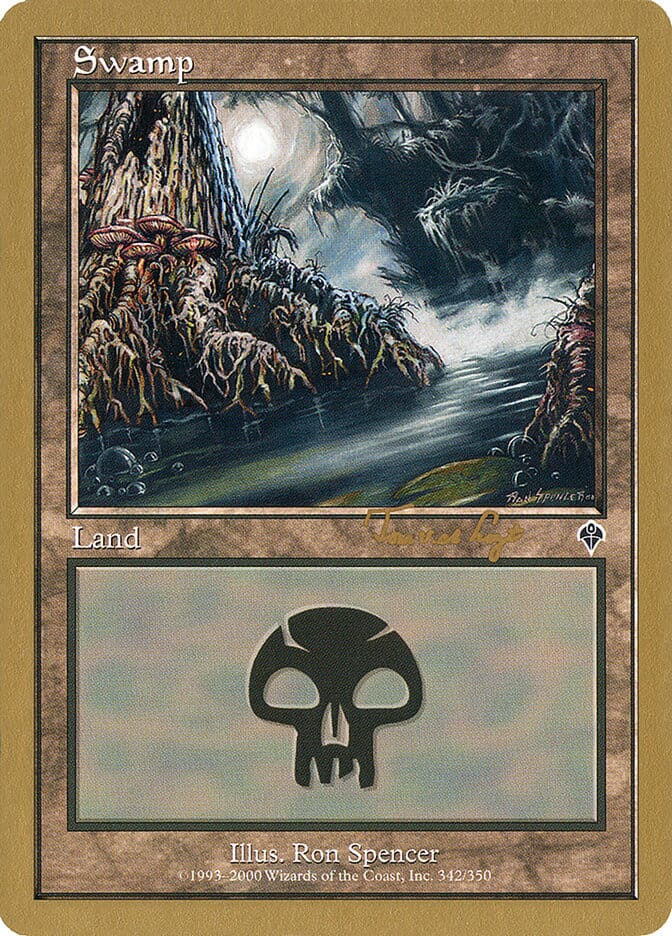 Swamp (tvdl342) (Tom van de Logt) [World Championship Decks 2001] MTG Single Magic: The Gathering  | Multizone: Comics And Games