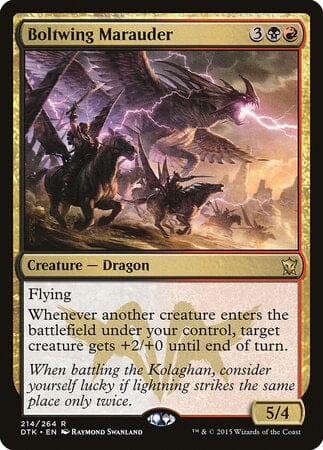 Boltwing Marauder [Dragons of Tarkir] MTG Single Magic: The Gathering  | Multizone: Comics And Games