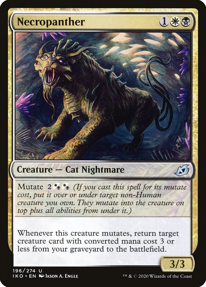 Necropanther [Ikoria: Lair of Behemoths] MTG Single Magic: The Gathering  | Multizone: Comics And Games