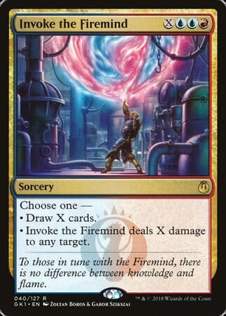 Invoke the Firemind [GRN Guild Kit] MTG Single Magic: The Gathering  | Multizone: Comics And Games
