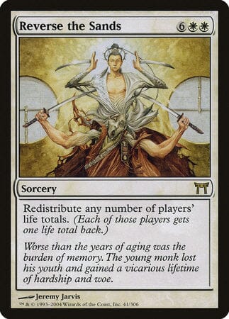 Reverse the Sands [Champions of Kamigawa] MTG Single Magic: The Gathering  | Multizone: Comics And Games