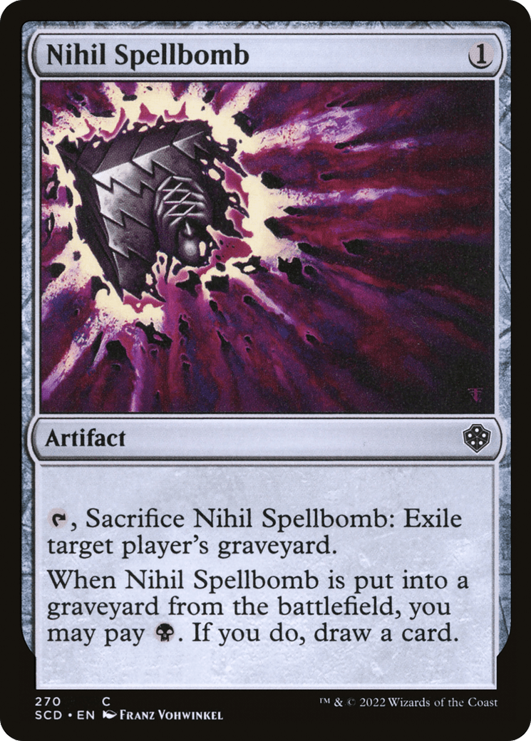 Nihil Spellbomb [Starter Commander Decks] MTG Single Magic: The Gathering  | Multizone: Comics And Games