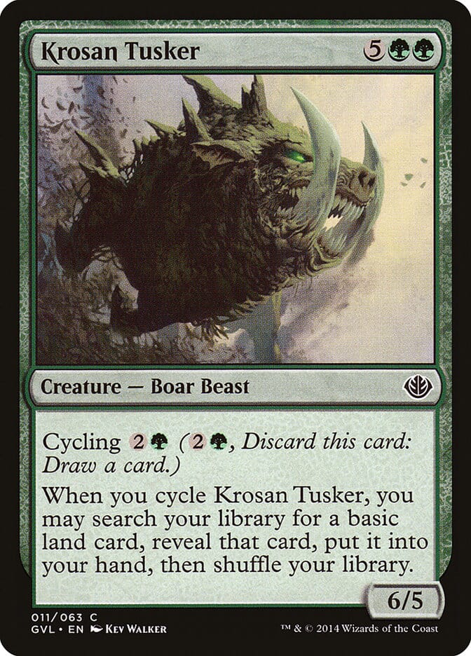 Krosan Tusker (Garruk vs. Liliana) [Duel Decks Anthology] MTG Single Magic: The Gathering  | Multizone: Comics And Games